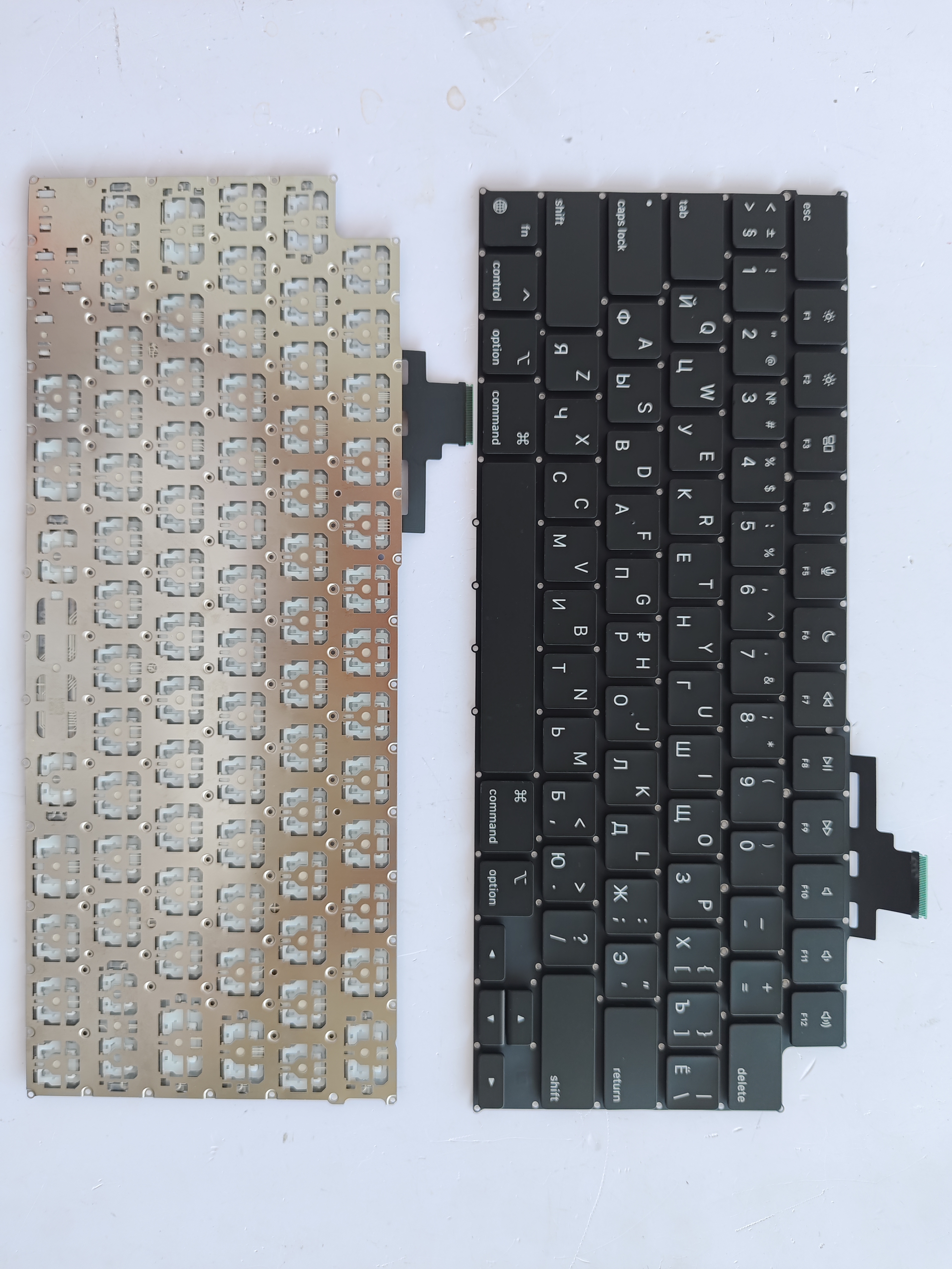 Picture of New Replacement Laptop Keyboard For APPLE A2681 small carriage return BLACK RU Layout